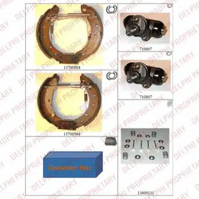 Комплект тормозных колодок DELPHI купить