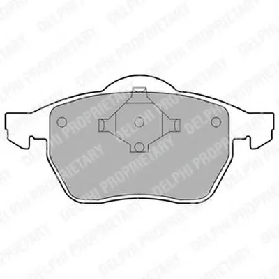 Комплект тормозных колодок, дисковый тормоз DELPHI купить