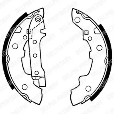 Комплект тормозных колодок DELPHI купить