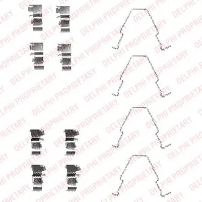 Комплектующие, колодки дискового тормоза DELPHI купить