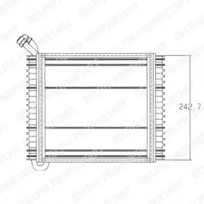 Испаритель, кондиционер DELPHI купить