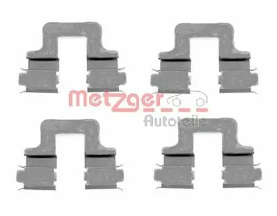 Комплектующие, колодки дискового тормоза METZGER купить