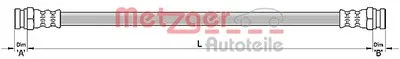 Тормозной шланг METZGER купить