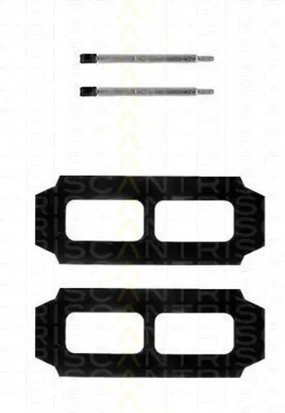 Комплектующие, колодки дискового тормоза TRISCAN купить