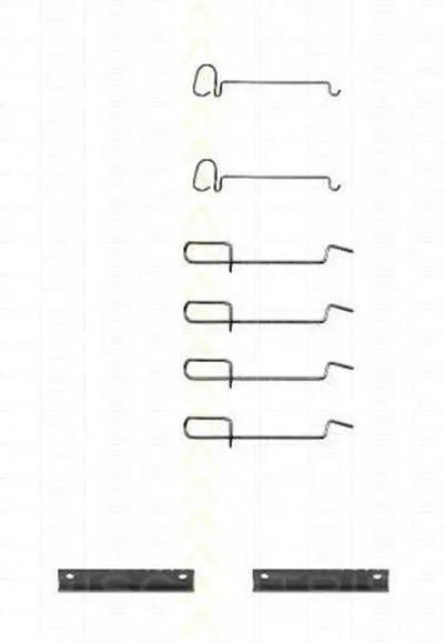 Комплектующие, колодки дискового тормоза TRISCAN купить