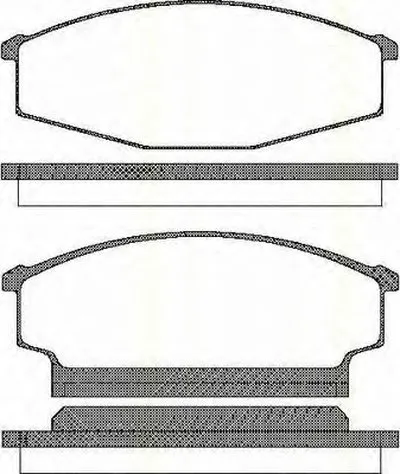 Комплект тормозных колодок, дисковый тормоз TRISCAN купить