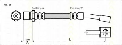 Тормозной шланг TRISCAN купить