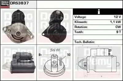 Стартер Remanufactured REMY (Light Duty) DELCO REMY купить