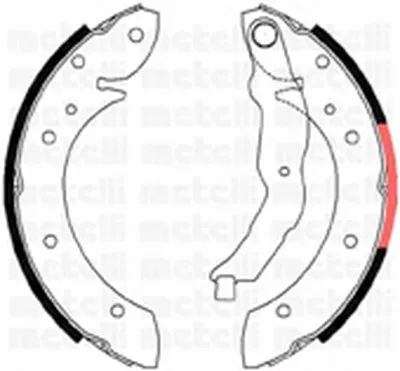 Комплект тормозных колодок METELLI купить