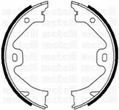 Комплект тормозных колодок, стояночная тормозная система METELLI купить