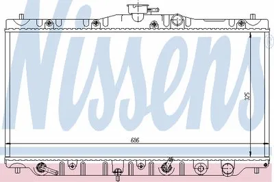 Радиатор, охлаждение двигателя NISSENS купить