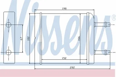 Теплообменник, отопление салона NISSENS купить