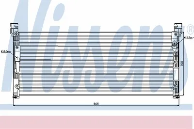 Конденсатор, кондиционер NISSENS купить