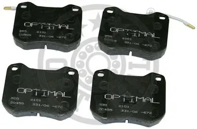 Комплект тормозных колодок, дисковый тормоз OPTIMAL купить