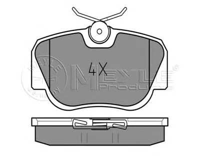 Комплект тормозных колодок, дисковый тормоз MEYLE купить
