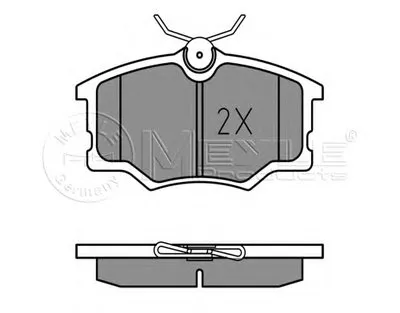 Комплект тормозных колодок, дисковый тормоз MEYLE купить