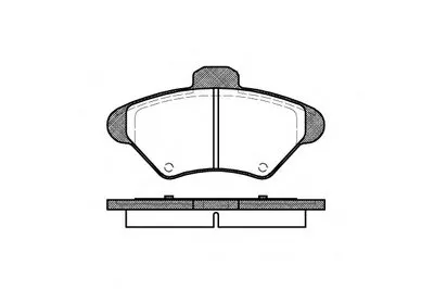 Комплект тормозных колодок, дисковый тормоз REMSA купить