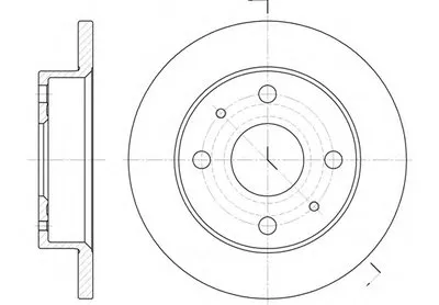 Тормозной диск REMSA купить