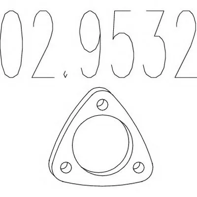 Прокладка, труба выхлопного газа MTS купить
