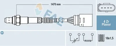 Лямда-зонд FAE купить