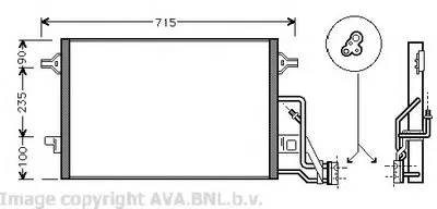 Конденсатор, кондиционер AVA QUALITY COOLING купить