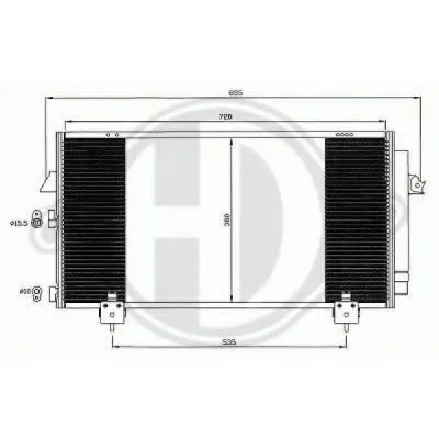 Конденсатор, кондиционер DIEDERICHS купить