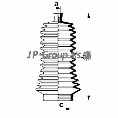 Комплект пылника, рулевое управление QH JP GROUP купить