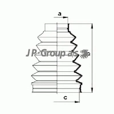 Комплект пылника, приводной вал QH JP GROUP купить