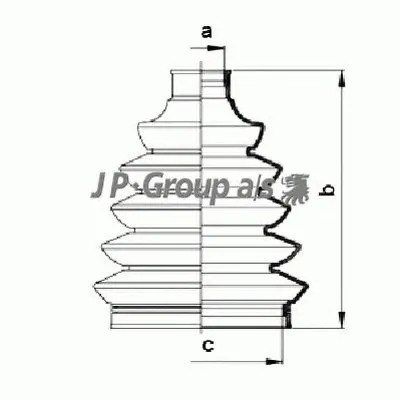 Комплект пылника, приводной вал QH JP GROUP купить