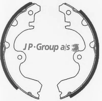 Комплект тормозных колодок QH JP GROUP купить