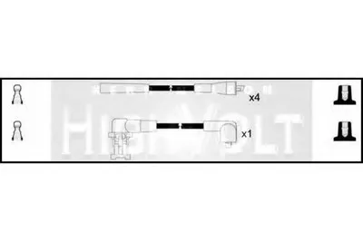 Комплект проводов зажигания HighVolt STANDARD купить