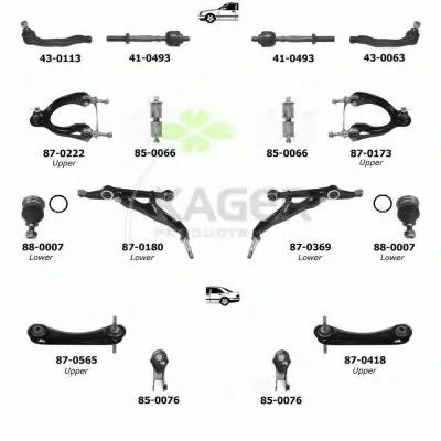 Подвеска колеса KAGER купить