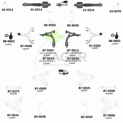 Подвеска колеса KAGER купить