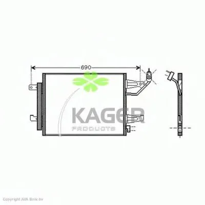 Конденсатор, кондиционер KAGER купить