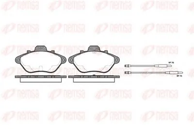 Комплект тормозных колодок, дисковый тормоз KAWE купить