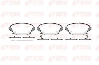 Комплект тормозных колодок, дисковый тормоз KAWE купить