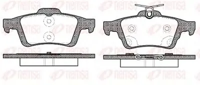Комплект тормозных колодок, дисковый тормоз KAWE купить