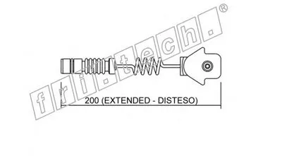 Сигнализатор, износ тормозных колодок fri.tech. купить