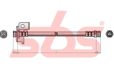 Тормозной шланг sbs купить