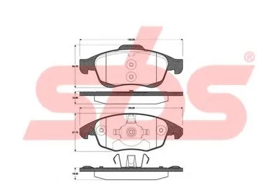 Комплект тормозных колодок, дисковый тормоз sbs купить