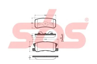 Комплект тормозных колодок, дисковый тормоз sbs купить