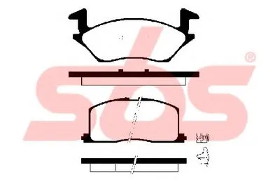 Комплект тормозных колодок, дисковый тормоз sbs купить