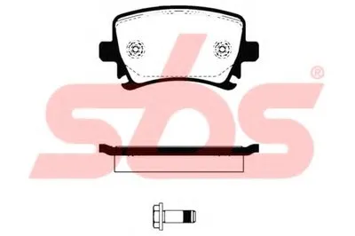 Комплект тормозных колодок, дисковый тормоз sbs купить