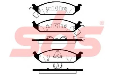 Комплект тормозных колодок, дисковый тормоз sbs купить