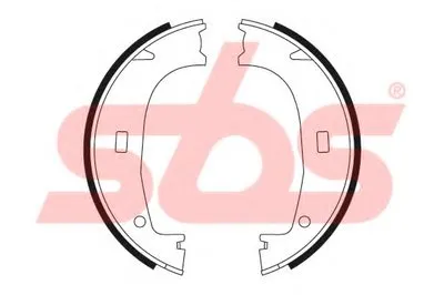 Комплект тормозных колодок, стояночная тормозная система sbs купить