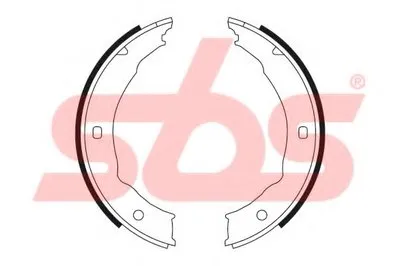 Комплект тормозных колодок; Комплект тормозных колодок, стояночная тормозная система sbs купить