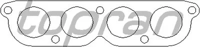 Прокладка, впускной коллектор TOPRAN купить