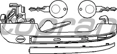 Ручка двери TOPRAN купить