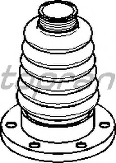 Пыльник, приводной вал TOPRAN купить