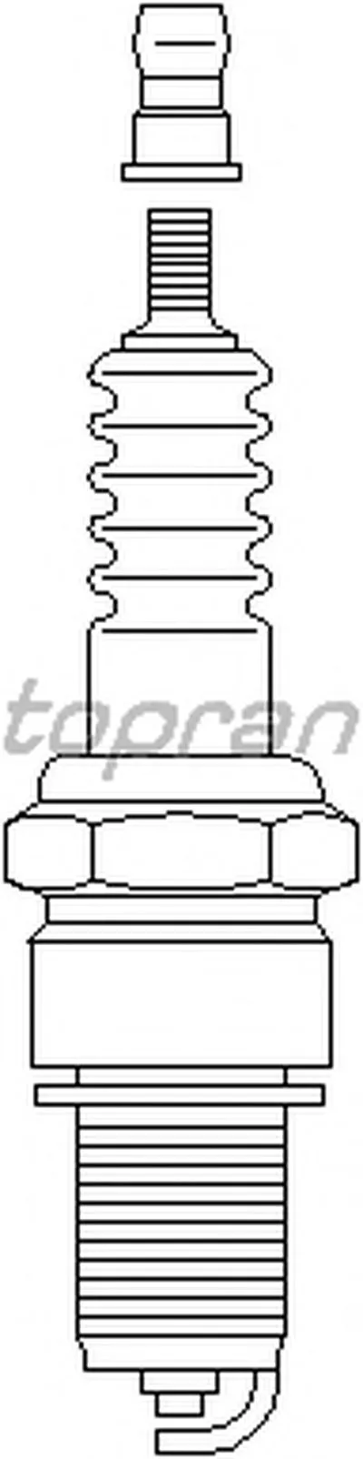 Свеча зажигания TOPRAN купить